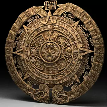 Maya Calendar: Ancient Timekeeping System 3D model image 1 