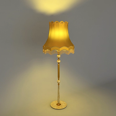 Elegant Torchere Design 3D model image 1 