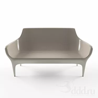 Showtime Sofa: Deluxe Double Seating 3D model image 1 