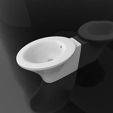 Hatria Sculture - Italian Elegance in a Bidet 3D model image 1 