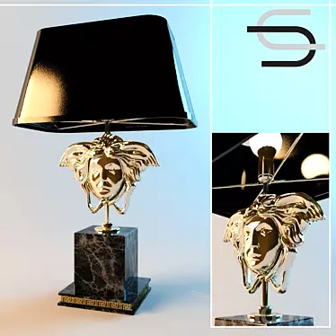 Luxury Versace Lamp 3D model image 1 