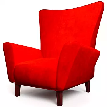 Chaise-tokidoki Armchair: Comfort & Style 3D model image 1 