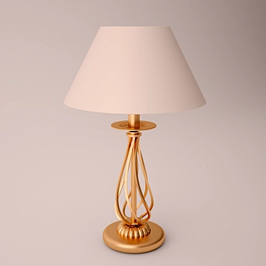 Sleek Spiral Lamp 3D model image 1 