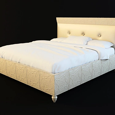 Luxury Displacement Bed 3D model image 1 