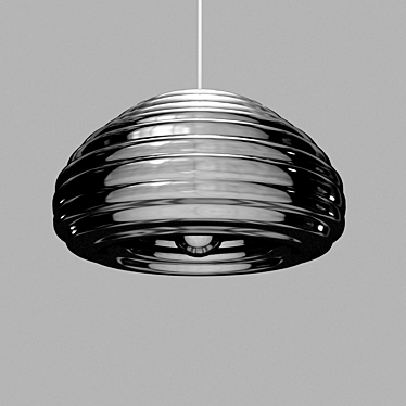 Vintage Splugen Brau Lamp 3D model image 1 