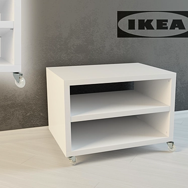 Modern Bedside Cabinet ODDA 3D model image 1 