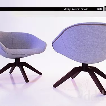 Sleek and Lightweight MART Chair | Perfect for Modern Interiors 3D model image 1 