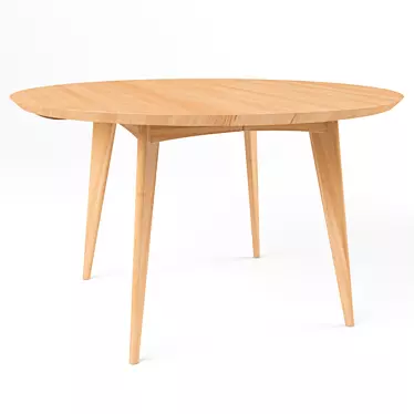 Modern Ventura Extension Table - Sleek Design 3D model image 1 