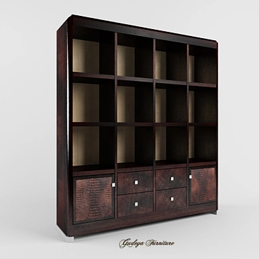 Elegant Gudeya Cabinet 3D model image 1 