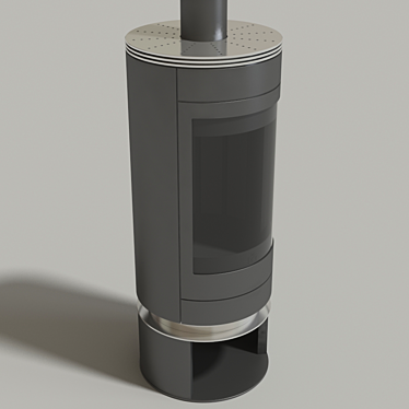 Edilkamin Roller: Modern and Versatile 360-Degree Heater 3D model image 1 