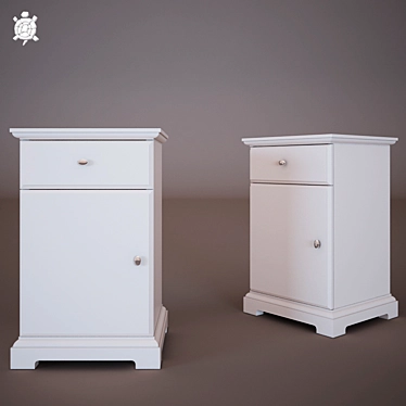 Birkeland Ikea Nightstand: Polys 1390. 3D model image 1 