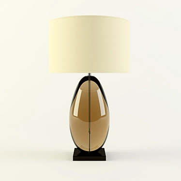 Elegant Table Lamp: Porta Romana 3D model image 1 