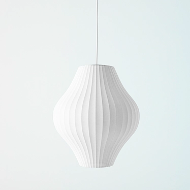 Modernistic Nelson Pear Bubble Lamp 3D model image 1 