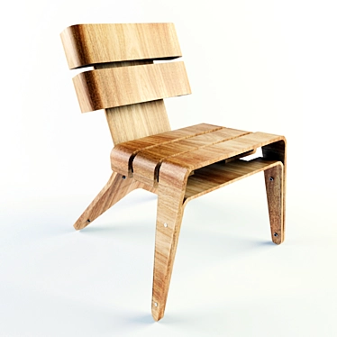 Aira Chair: Sleek Design from Oitenta 3D model image 1 