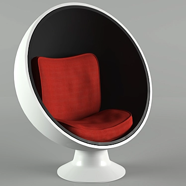 Cocoon Armchair | Soundproof and Comfortable 3D model image 1 