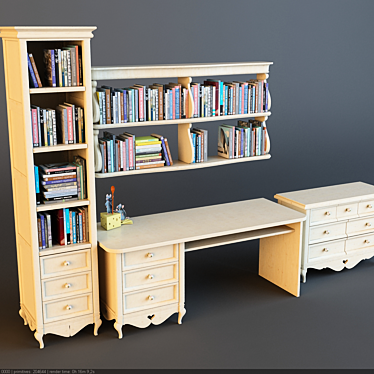 Custom-Made Furniture Set 3D model image 1 
