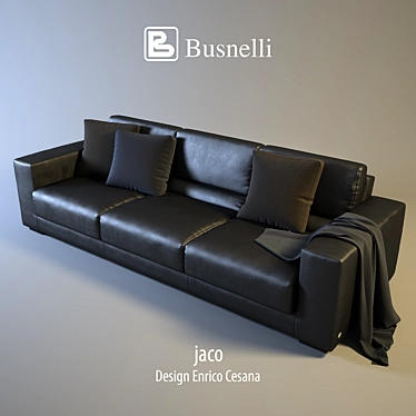 Busnelli Jaco: Luxurious Sofa for Elegant Living 3D model image 1 