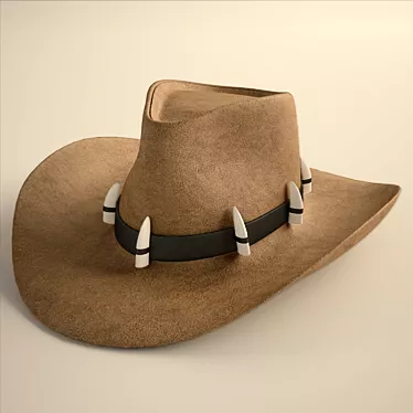 Classic Cowboy Hat: Stetson 3D model image 1 