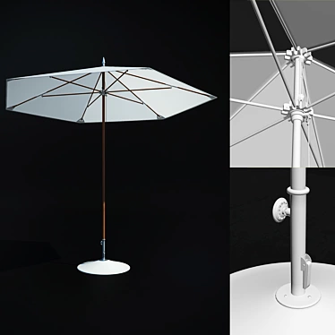 Sunshade: DEDON PARASOL Square 3D model image 1 