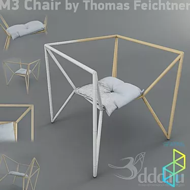 SmartSpace Chair: Innovative Design 3D model image 1 