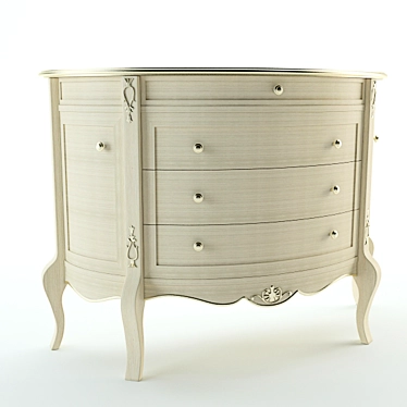 Giusti Portos Mezzaluna 2 - Elegant and Versatile Mezzaluna Table 3D model image 1 