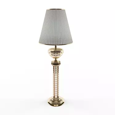 Golden Elegance Table Lamp 3D model image 1 