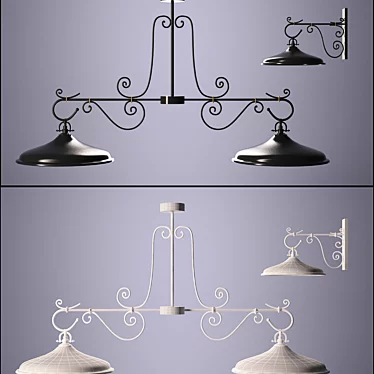 Luxurious Lighting for Refined Spaces 3D model image 1 