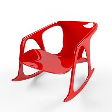 Rocking Chair 3D model image 1 