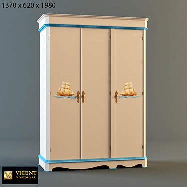 Vincent Montoro Wardrobe 3D model image 1 