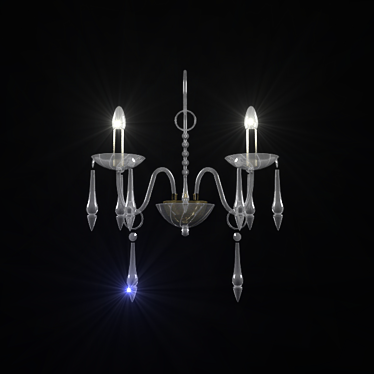 Luxury Swarovski Crystal Chandelier 3D model image 1 