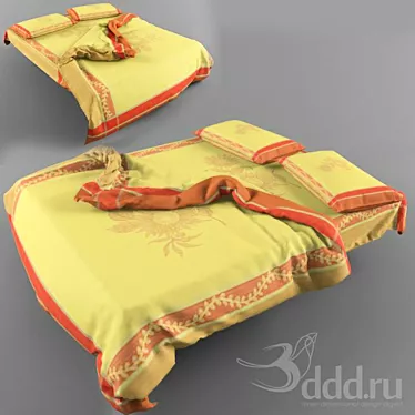 Luxury Cotton Bed Linen 

This beautiful set of bed linen combines elegance and comfort. Made from 100% cotton, it offers a luxurious 3D model image 1 