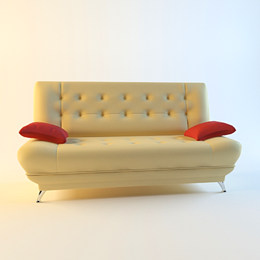 Office Oasis Couch 3D model image 1 