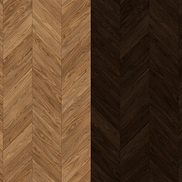 Elegance in Motion: Herringbone Parquet 3D model image 1 