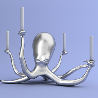 Octopus Candlestick Holder 3D model image 1 