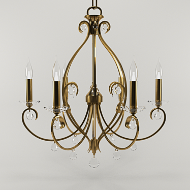 KOLARIZ 6-Light Chandelier 3D model image 1 