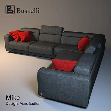 Busnelli Mike Corner Sofa by Marc Sadler 3D model image 1 