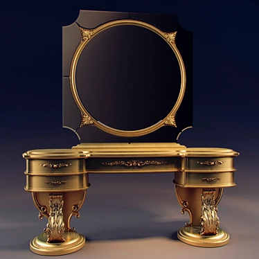 Grilli Gondola Vanity Table 3D model image 1 