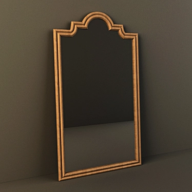 Refined Elegance Wall Mirror 3D model image 1 