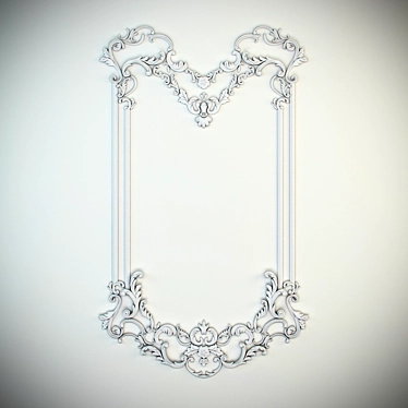 Elegant Sketch-Inspired Frame 3D model image 1 