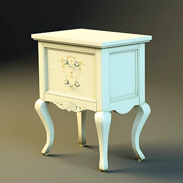 Elegant Venetian Memories Nightstand 3D model image 1 