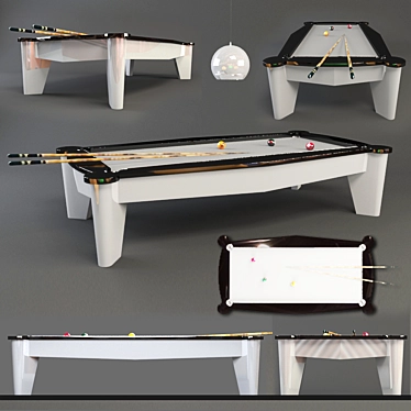 Classic Billiards Table 3D model image 1 
