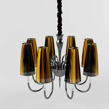 HONEY S8 Chandelier: Elegant Illumination for Your Home 3D model image 1 