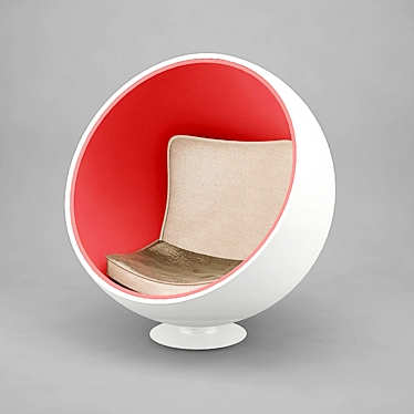 Egg-shaped chair