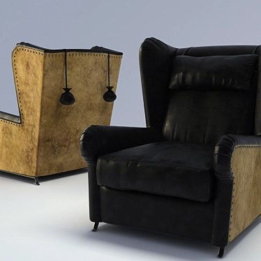 Baxter Pochette: 3ds Max & V-Ray Furniture Model 3D model image 1 