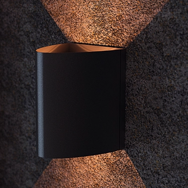 Minimalist Nordic Wall Lamp 3D model image 1 