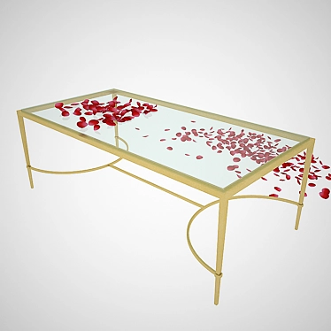 Elegant Paris Coffee Table 3D model image 1 