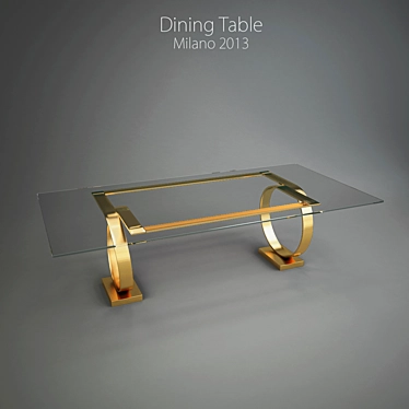 Milano 2013 Replica Dining Table 3D model image 1 
