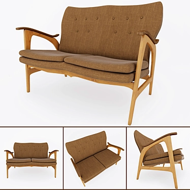 Modern Chic Sofa: FAUTEUIL MODEL 3 3D model image 1 