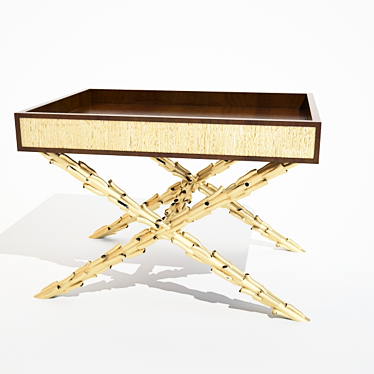 Versatile Tray Table: The Perfect Combination of Style and Function 3D model image 1 