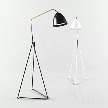 Title: Sleek Viaduct Floor Lamp 3D model image 1 
